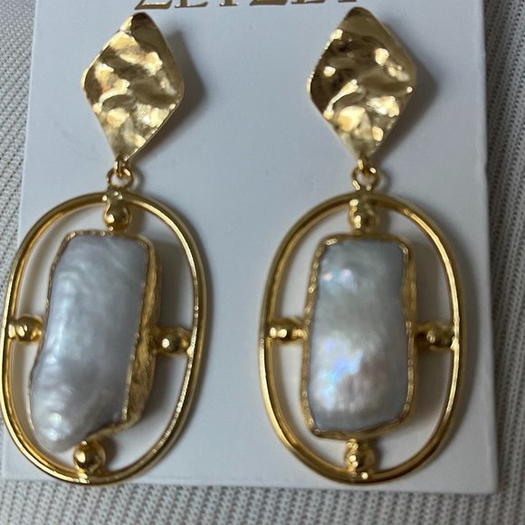 Mother of Pearl Earring and Necklace Set | NWT - Picture 8 of 13